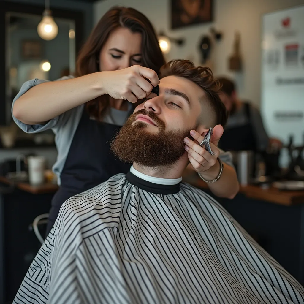 Transformación de barba completa